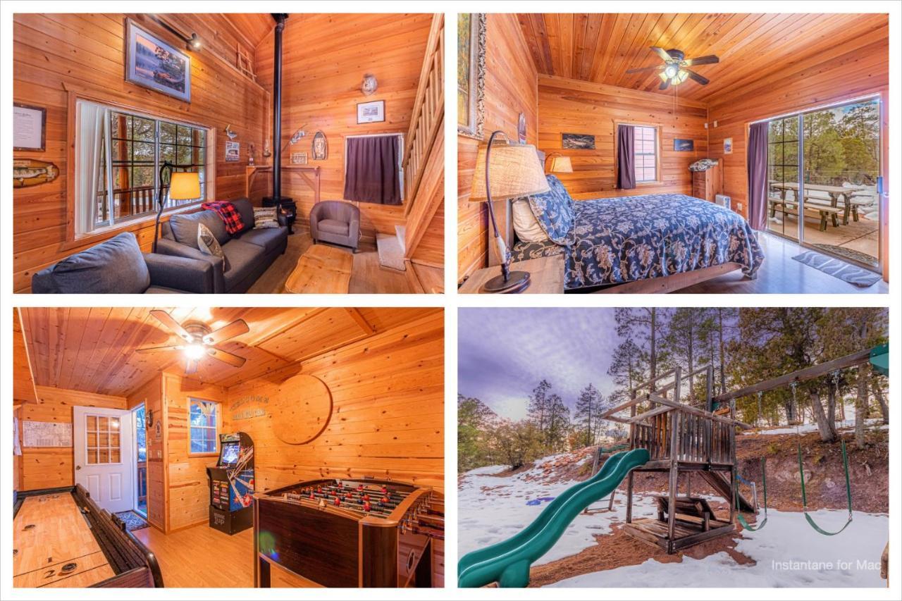 Cabin #4 The Wolves Den - Pet Friendly- Sleeps 6 - Playground & Game Room Payson Extérieur photo
